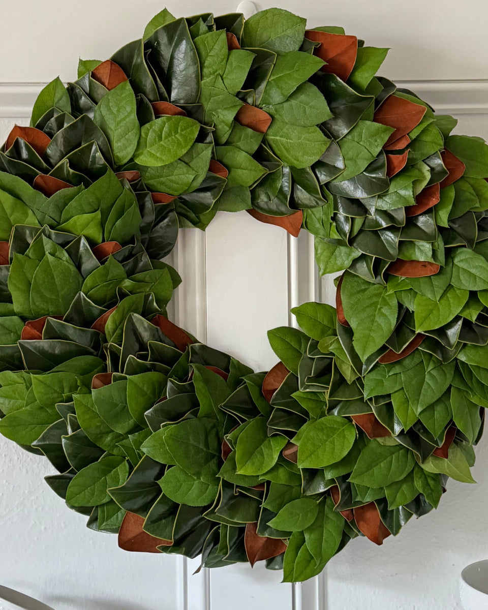 Magnolia & Salal Mix Wreath