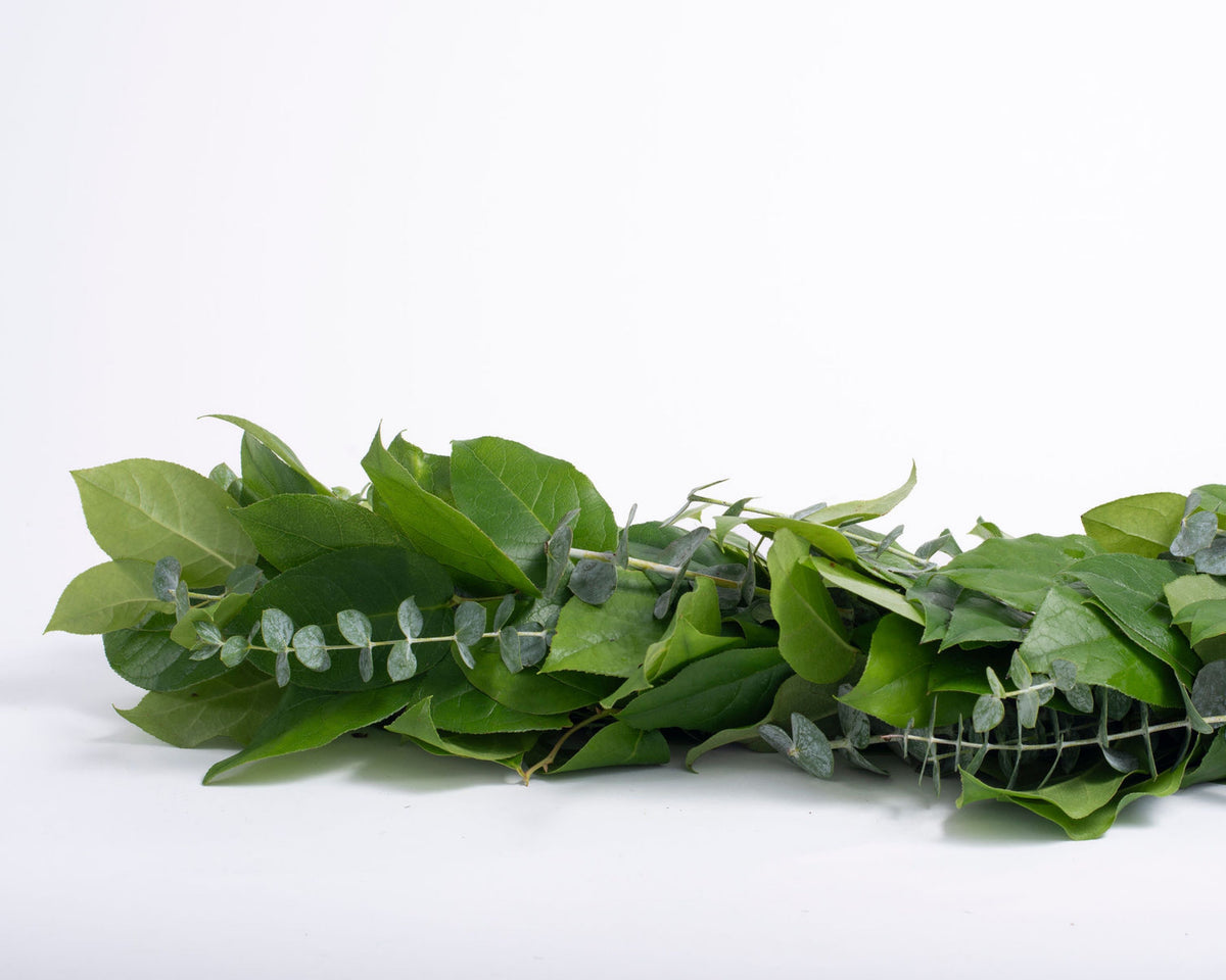 Salal and Baby Eucalyptus Garland