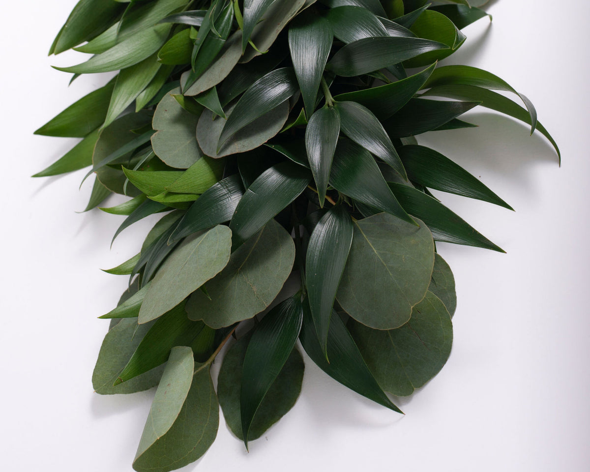 Nagi And Silver Dollar Eucalyptus Garland Quality Growers Floral Company Nagi and silver dollar eucalyptus garland quality growers floral company