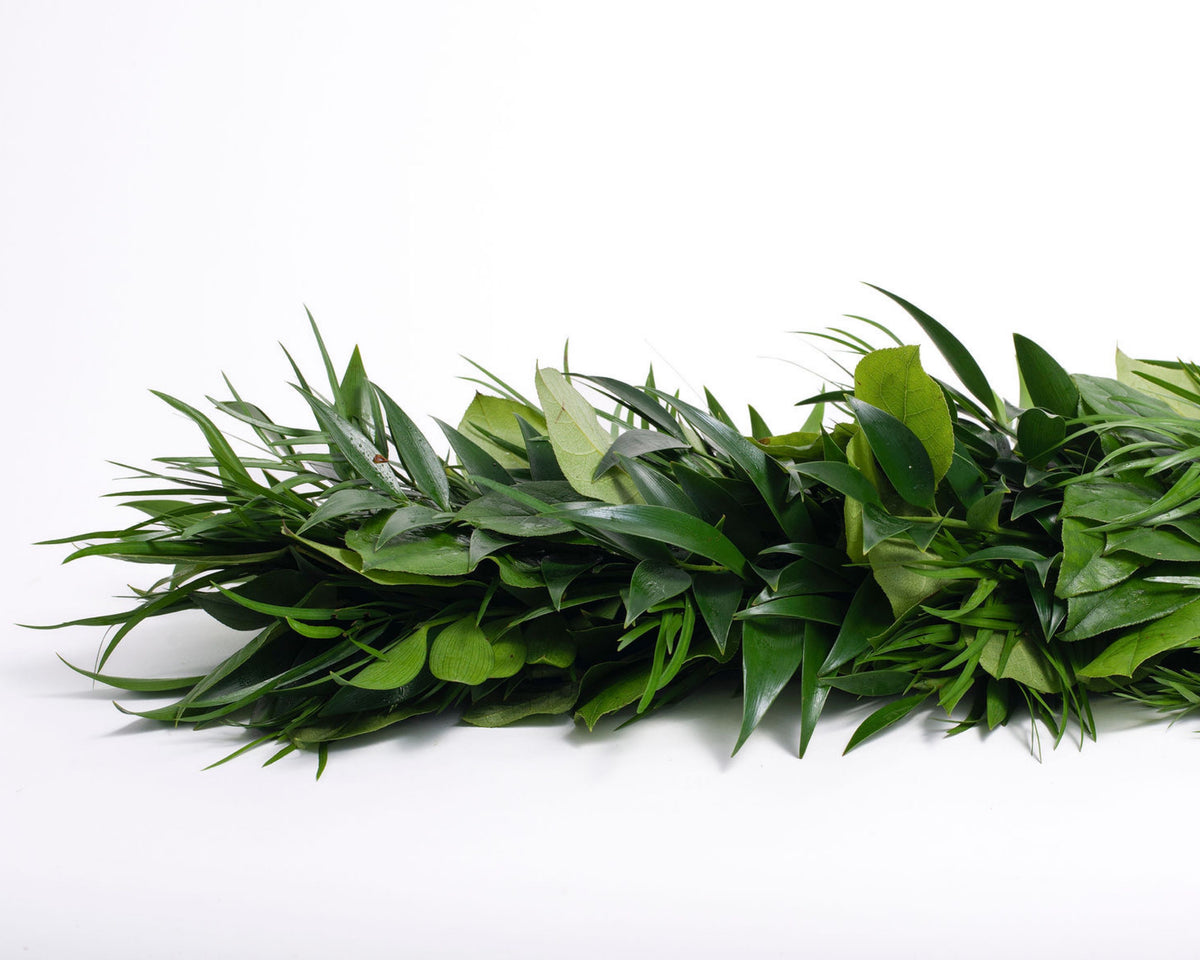 Nagi, Weeping Podocarpus, and Salal Garland