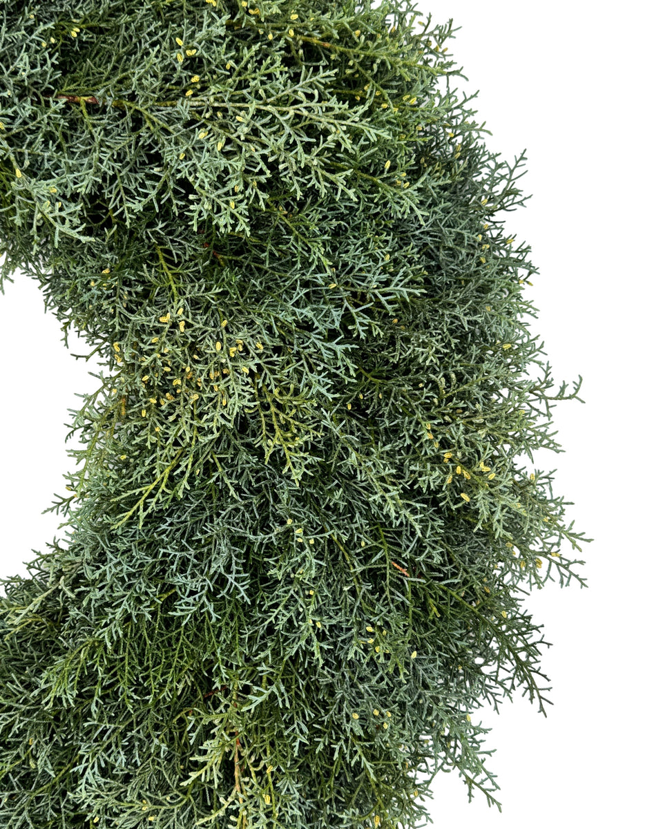 Carolina Sapphire Cedar Wreath