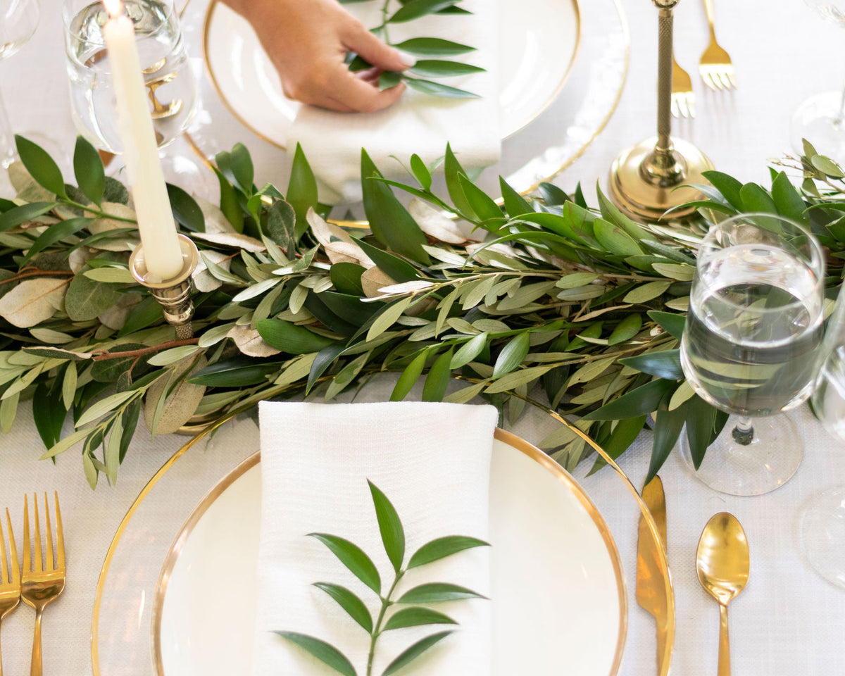 Nagi and Olive Leaf Garland