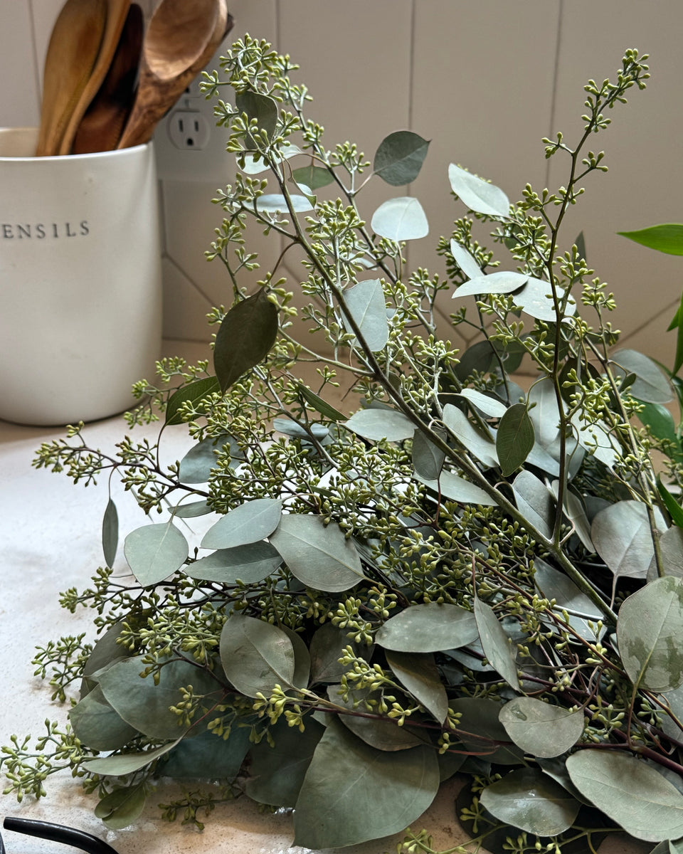 Seeded Eucalyptus Bunches